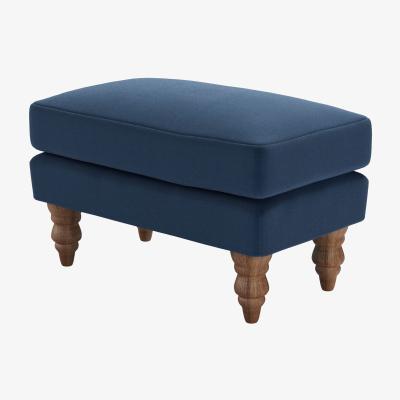 Sofa.com Isla Small Rectangular Footstool in Galaxy Organic Smart Cotton