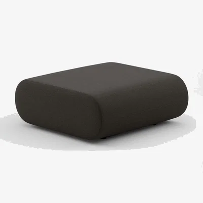 Tom Dixon Tom Dixon - FAT Sofa Ottoman - Dark Grey (Kvadrat Divina Melange 0180)
