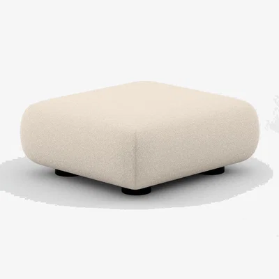Tom Dixon Tom Dixon - PLUMP Sofa Ottoman - Ivory (Alpine 101)