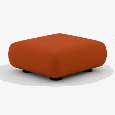 Tom Dixon Tom Dixon - PLUMP Sofa Ottoman - Orange (Kvadrat Hallingdal 0600)