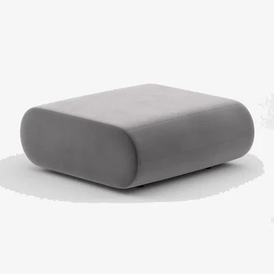 Tom Dixon Tom Dixon - FAT Sofa Ottoman - Silver (Royal 125)