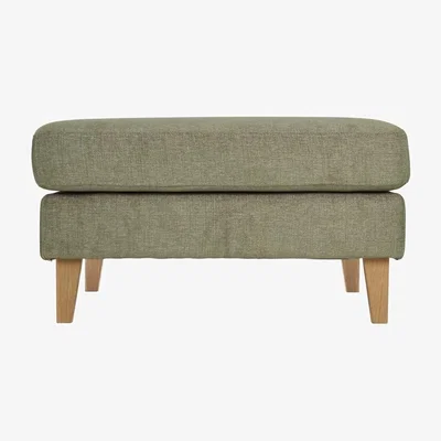 Woods Furniture Marinello Footstool - Marinello Footstool in Leather
