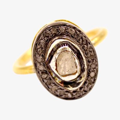 Wolf & Badger Women's Gold Ottoman Diamond Ring | 1610Istanbul