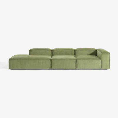 Westwing XL Corduroy Modular Ottoman Lennon