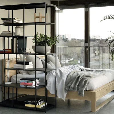 Amara Ethnicraft - Nordic II Bed - Oak - King