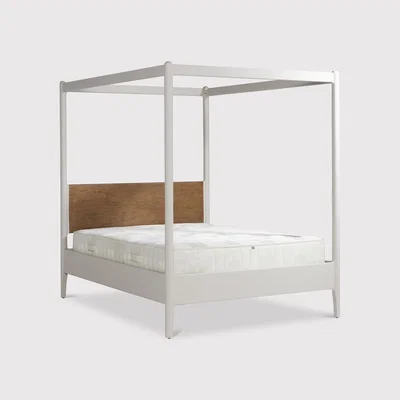 Barker and Stonehouse Mara 4 Poster King Bed, Brown | Barker & Stonehouse