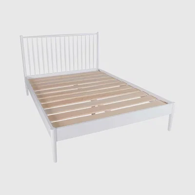 Barker and Stonehouse Springwell King Bed, White | Barker & Stonehouse