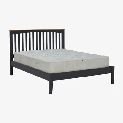 Barker and Stonehouse Ives Bed Frame, Blue Wood | King | Barker & Stonehouse