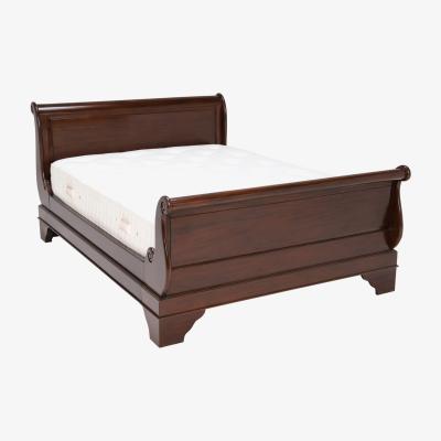 Barker and Stonehouse King Size Bed Frame - Solid Mahogany - Dark Brown - W164.5 x D228 x H102cm - Barker &amp; Stonehouse