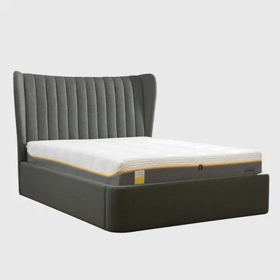 Barker and Stonehouse Tempur Horton Ottoman 150x200cm Bed, Black | King | Barker & Stonehouse