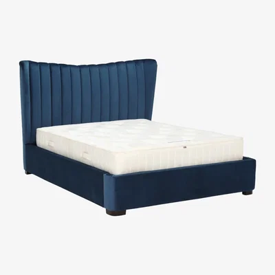 Barker and Stonehouse Cordette Ottoman Storage King Bed Frame, Navy