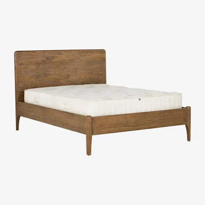 Barker and Stonehouse Mara 150cm King Bedstead, Brown | Barker & Stonehouse