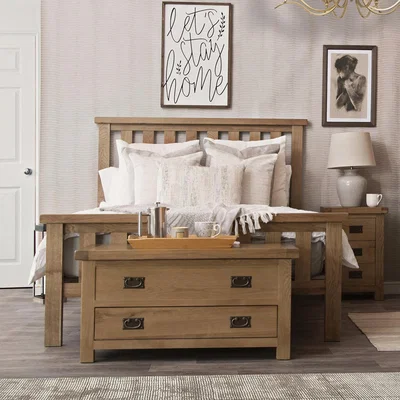 Chiltern Oak Furniture Winchester Oak King Size Bed Frame