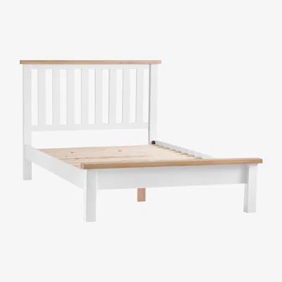 Chiltern Oak Furniture Suffolk White Painted Oak Super King Size Bed Frame