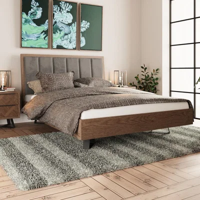 Chiltern Oak Furniture Industrial Oak 5ft King Size Bed Frame