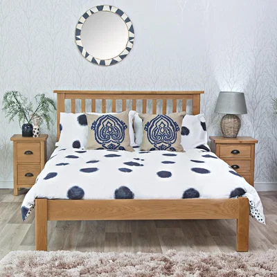 Chiltern Oak Furniture Rutland Oak King Size Bed Frame