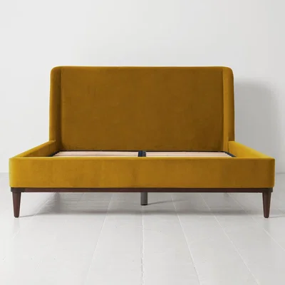 Cuckooland Swyft Bed 02 Mustard Velvet Bed in a Box - King