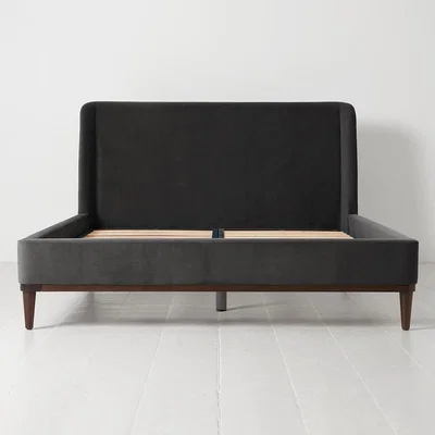 Cuckooland Swyft Bed 02 Charcoal Velvet Bed in a Box - King