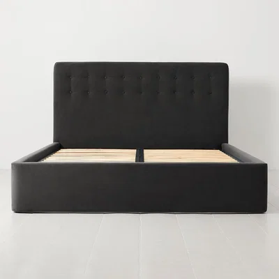 Cuckooland Swyft Bed 01 Charcoal Velvet Bed in a Box - King