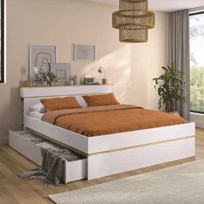 Cuckooland Cuckooland Malmo Contemporary Storage Bed - EU King