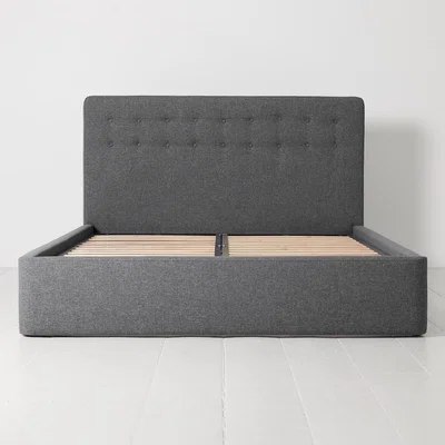 Cuckooland Swyft Bed 01 Stone Linen Bed in a Box - King