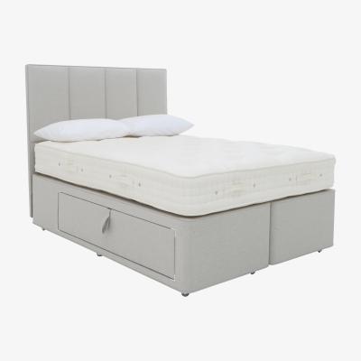 Furniture Village Hypnos - Bespoke Opulent Easy Store Divan Set - King Size - Silver