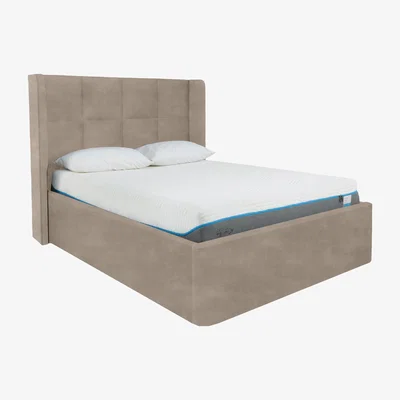 Furniture Village Shiva Bed Frame - King Size - Brown