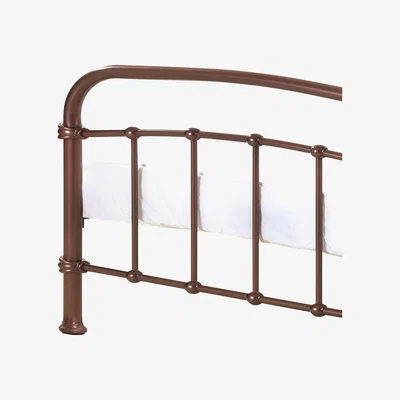 Furniture123 LPD Halston Rose Gold Copper Kingsize Metal Bed Frame
