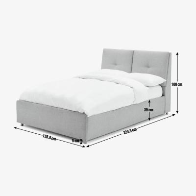 Habitat Habitat Jakob Kingsize Bed Frame - Grey