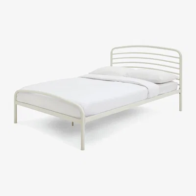 Habitat Habitat Jubilee Kingsize Metal Bed Frame - Off White
