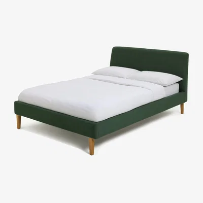Habitat Habitat Ren Kingsize Fabric Bed Frame - Moss Green
