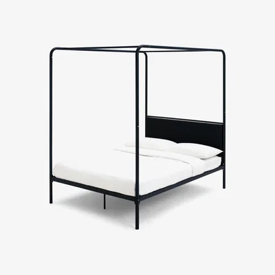 Habitat Habitat Damon 4 Poster Kingsize Metal Bed Frame - Black