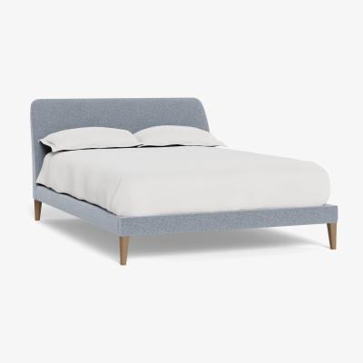 Heal's Heal's Wallis Bed King Boucle Steel Natural Oak Feet