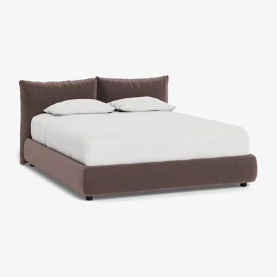 Heal's Heal's Pillow Bed King Marylebone Velvet Mocha