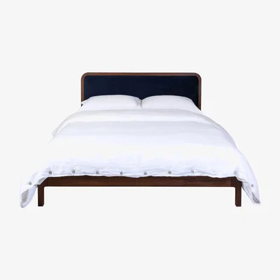 Heal's Heal's Artie King Size Bed Walnut - Heal's UK Bedroom Furniture