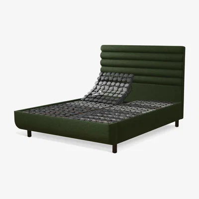 John Lewis TEMPUR® Arc™ Adjustable Disc Vectra Upholstered Bed Frame, King Size