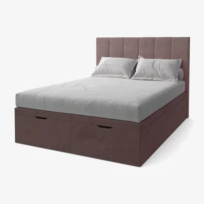 John Lewis Koti Home Avon Upholstered Ottoman Storage Bed, King Size