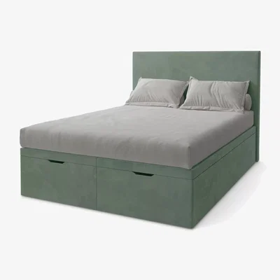 John Lewis Koti Home Dee Upholstered Ottoman Storage Bed, King Size