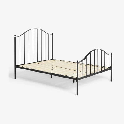 John Lewis John Lewis Spindle Classic Metal Bed Frame, King Size, Black