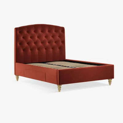 John Lewis John Lewis Rouen 2 Drawer Storage Upholstered Bed Frame, King Size