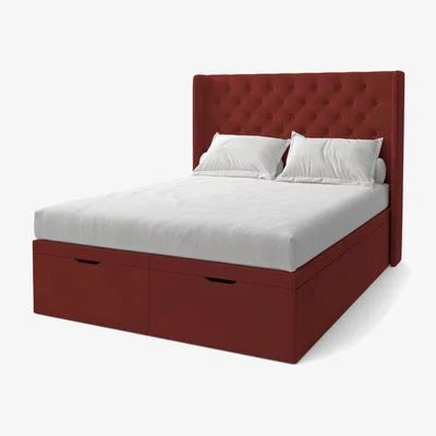 John Lewis Koti Home Astley Upholstered Ottoman Storage Bed, King Size