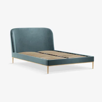 John Lewis John Lewis Show-Wood Upholstered Bed Frame, King Size