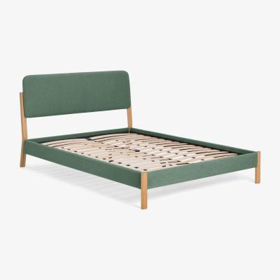 Made.com Almera King Size Bed, Bay Green & Oak
