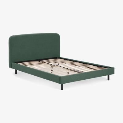 Made.com Besley King Size Bed, Bay Green & Black