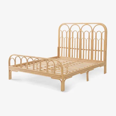 Made.com Nadja King Size Bed, Natural Cane