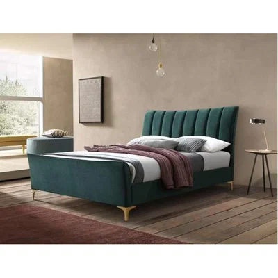 Oak&More Clover 150cm King Bed in Green