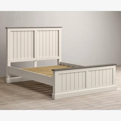 Oak&More Dartmouth Soft White Painted King Size Bed
