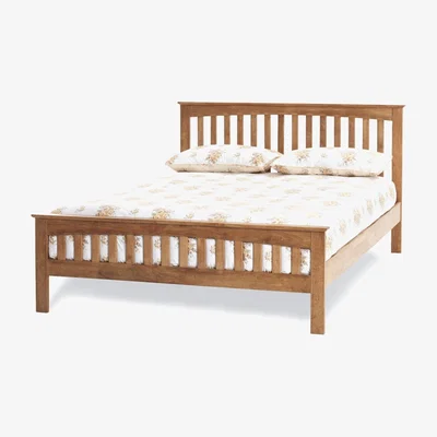 Oak&More Amelie 180cm Super King Bed in Honey Oak