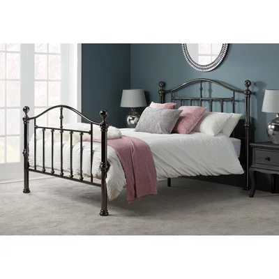 Oak&More Tennessee Black Nickel King Size Bed