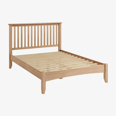 Oak&More Skylar Light oak King Size Bed